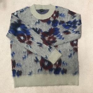 Club Monaco Nohmi Sweater Abstract Floral NWOT
